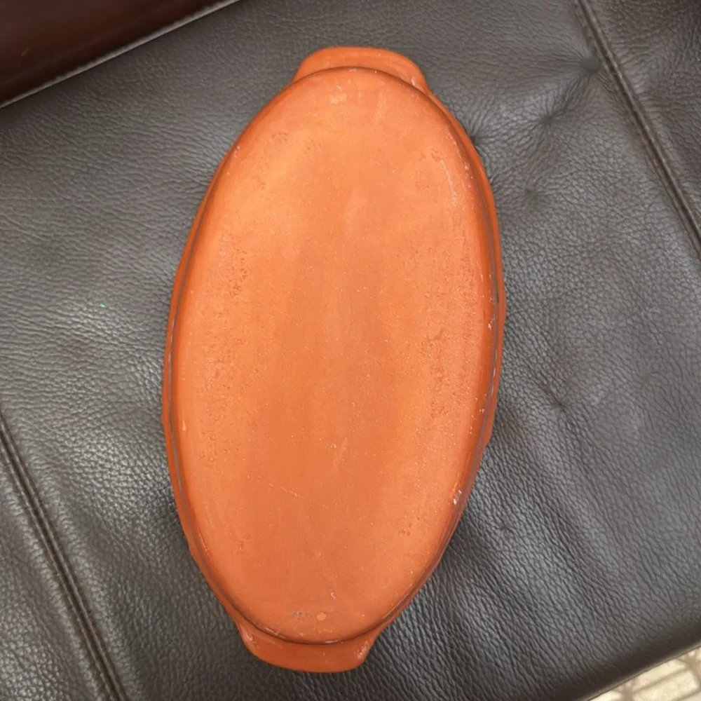 Portuguese Terracotta Chouriço Sausage Handmade Cooker & Serving Dish
